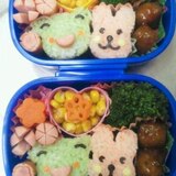 うさちゃん＆かえるちゃん弁当